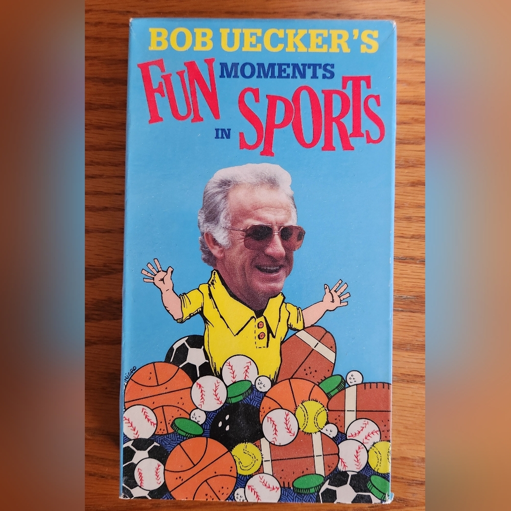 BOB UECKER'S FUN MOMENTS IN SPORTS VHS TAPE